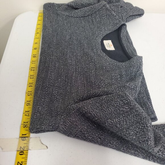 Marine Layer Women Chill Textured Sweatshirt Size XS Gray Organic Comfort Lounge - Picture 8 of 11